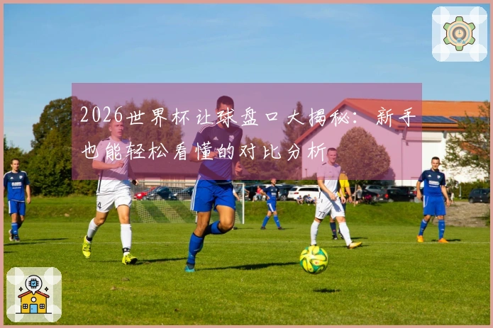 2026世界杯让球盘口大揭秘：新手也能轻松看懂的对比分析